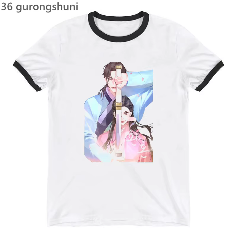 T-shirt Femme alchimie des âmes imprimé graphique Camiseta Mujer t-shirt été coréen vêtements femmes