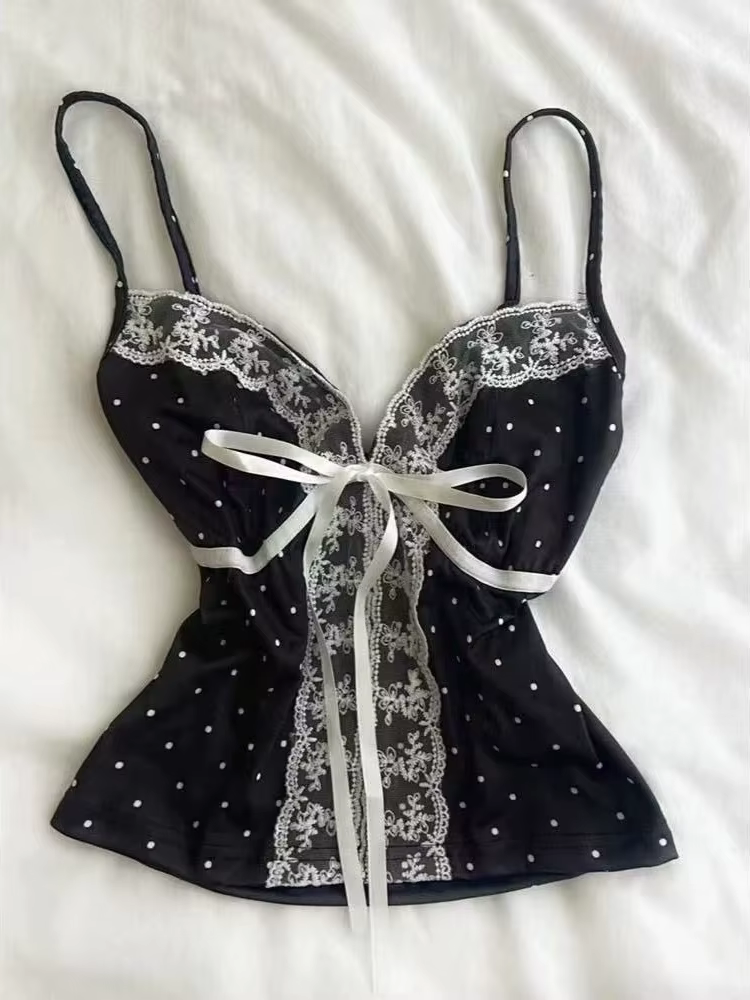 2025 été femme Floral licou dentelle Blouse 2025 Vintage Sexy Slim Fit fée mode coréenne femme hauts