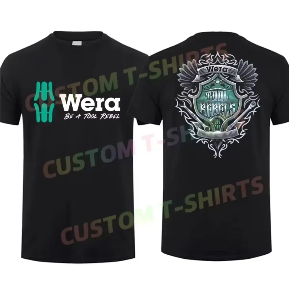 T-shirt décontracté pour hommes, avec image Wera Tools, manches courtes, 100% coton, S-3XL, cool, en