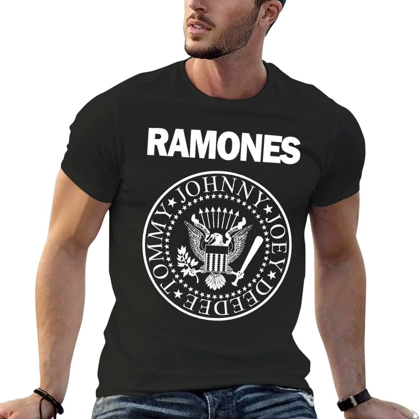 The Ramone Merch Essential T-Shirt pour hommes, Streetwear, Blouse, Anime MT Outfits