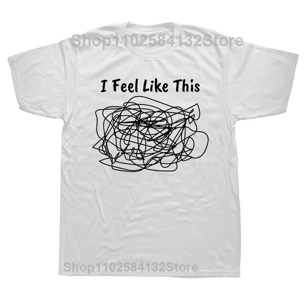 T-shirt en coton de taille européenne pour hommes et femmes, I Flag Like This TDAH Quote, Économie c