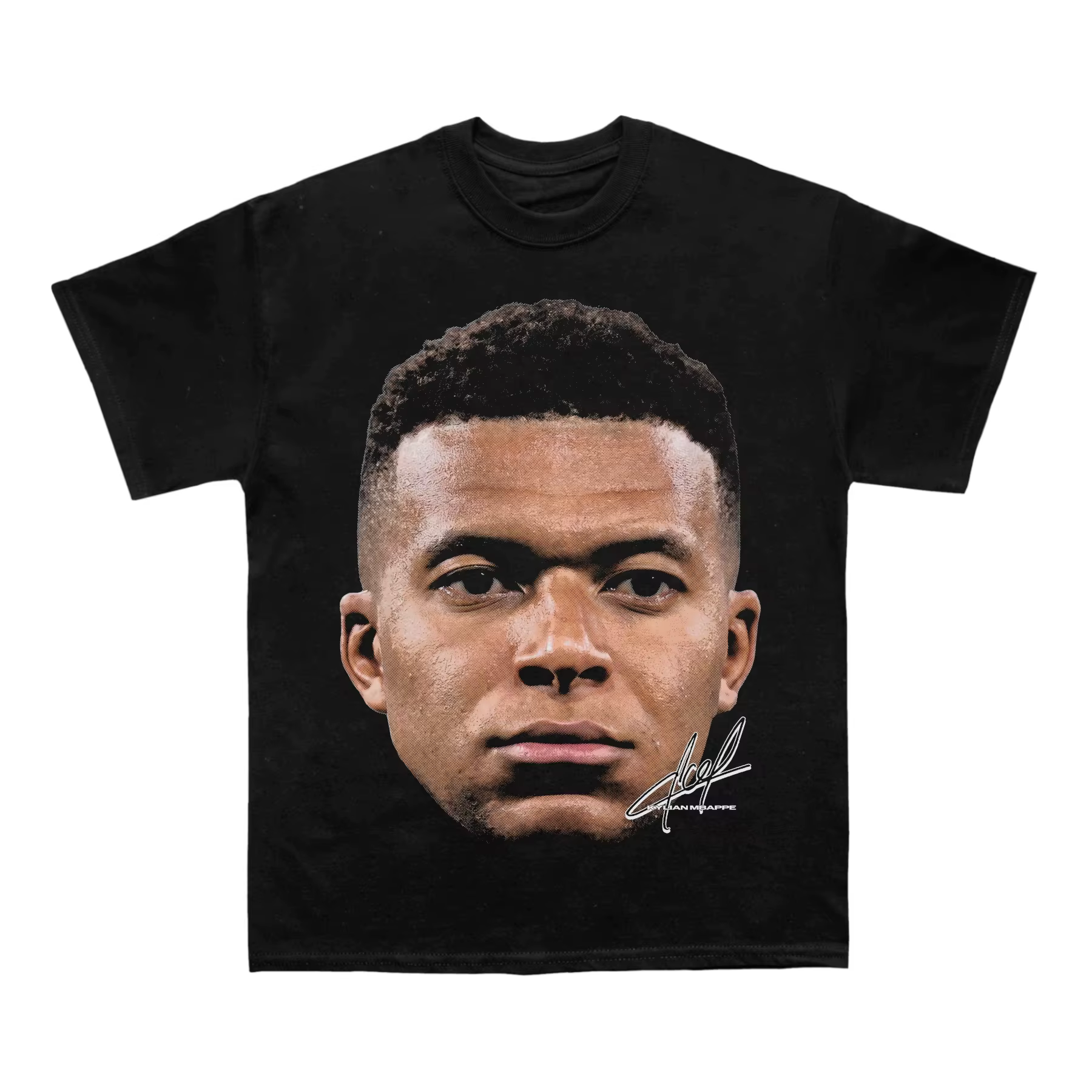 T-shirt graphique Mbappé 2026 pour fans de football, en coton, unisexe, pour hommes et femmes, style