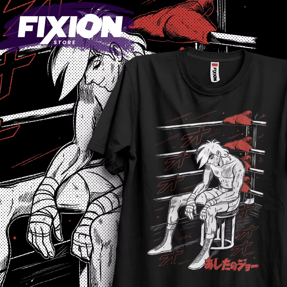 Ashita no Joe J3 Anime t-shirt Manga cadeau pour les amateurs d'anime toutes tailles coton