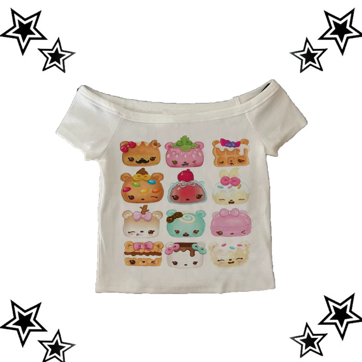 Femme T-shirts Trashy Y2k 2000s hauts t-shirt pour femmes 90s vêtements Vintage Anime fille vêtement