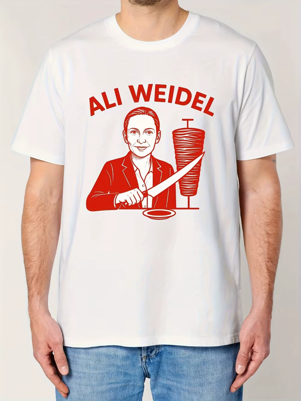T-shirt graphique Kawaii Ali Weidel à col rond, parfait pour toutes les saisons, style décontracté, 