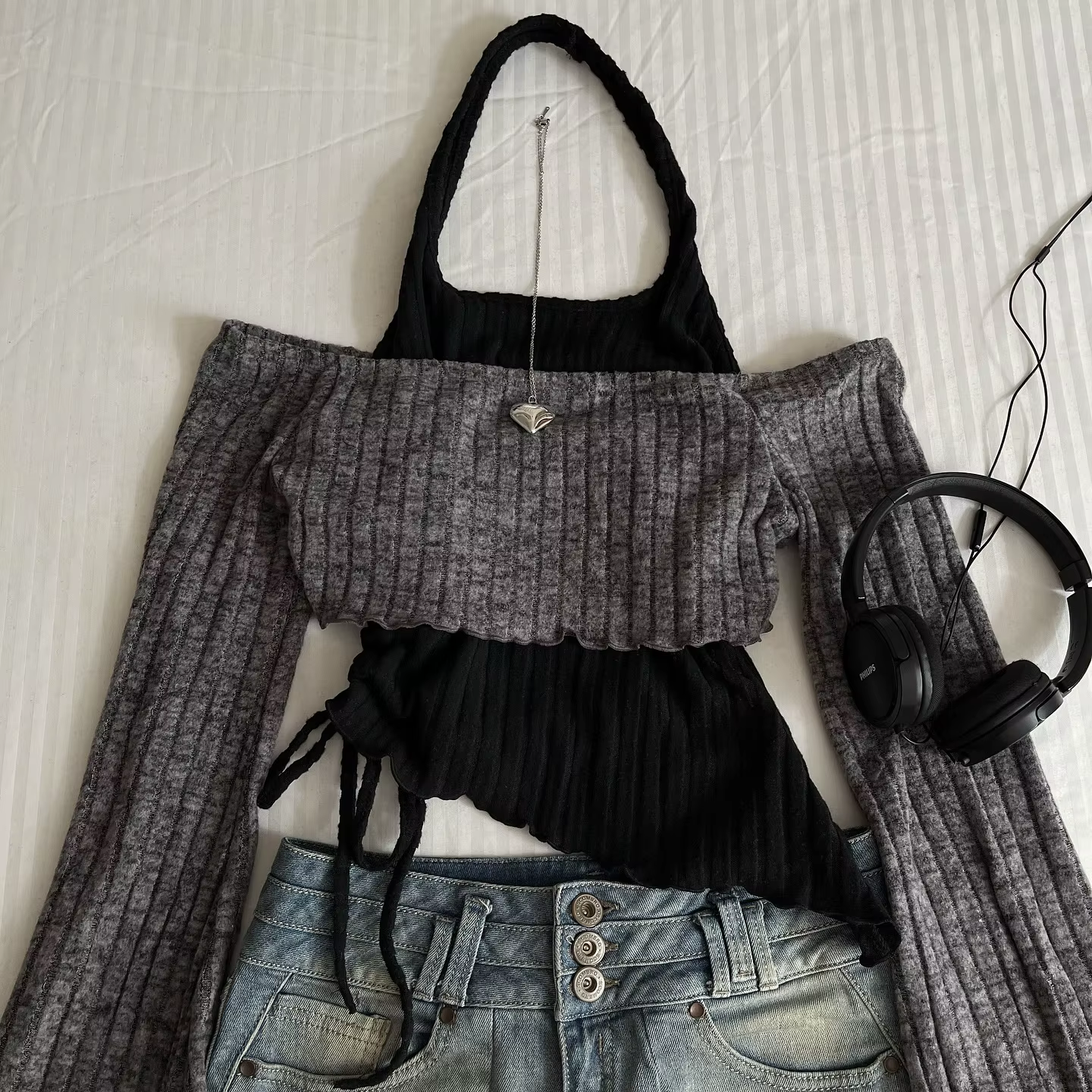 Esthétique gothique imprimé fleuri Baggy t-shirts Emo vêtements Y2k gothique Grunge graphique à manc