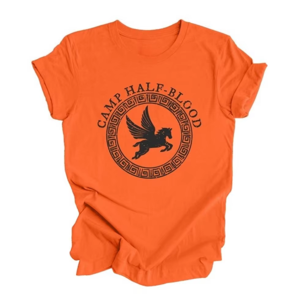 Camp demi-sang chroniques Branches femme homme graphique t-shirts Percy Jackson haute qualité coton 