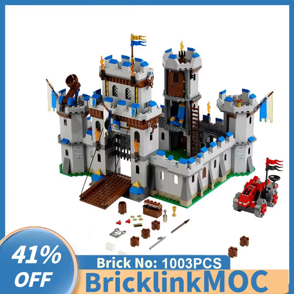 1003 pièces européen médiéval Street View château du roi modèle bricolage idées créatives enfant jou