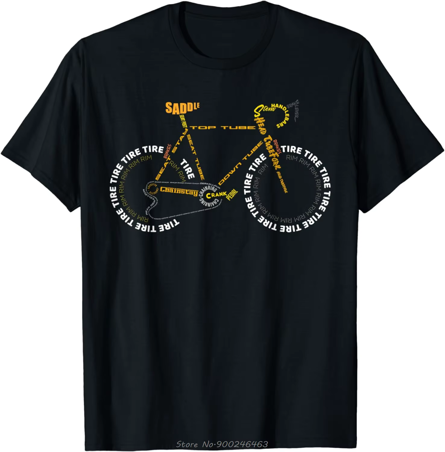 T-shirt hip hop à manches courtes pour femmes, chemise d'anatomie de vélo, t-shirt de fitness drôle,