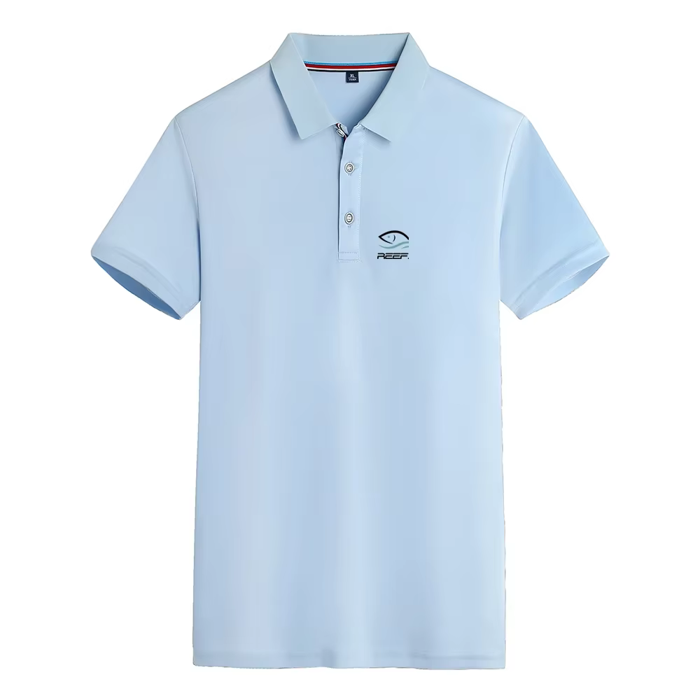 Polo polyvalent et minimaliste, T-shirt uni à col à revers et manches courtes pour le quotidien et l