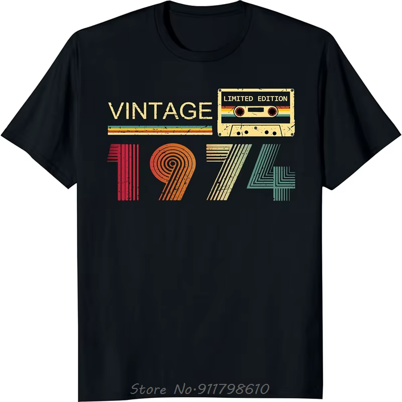 T-shirt vintage en coton pour mari et ami, cadeaux d'anniversaire, t-shirts en Y, vêtements de fitne