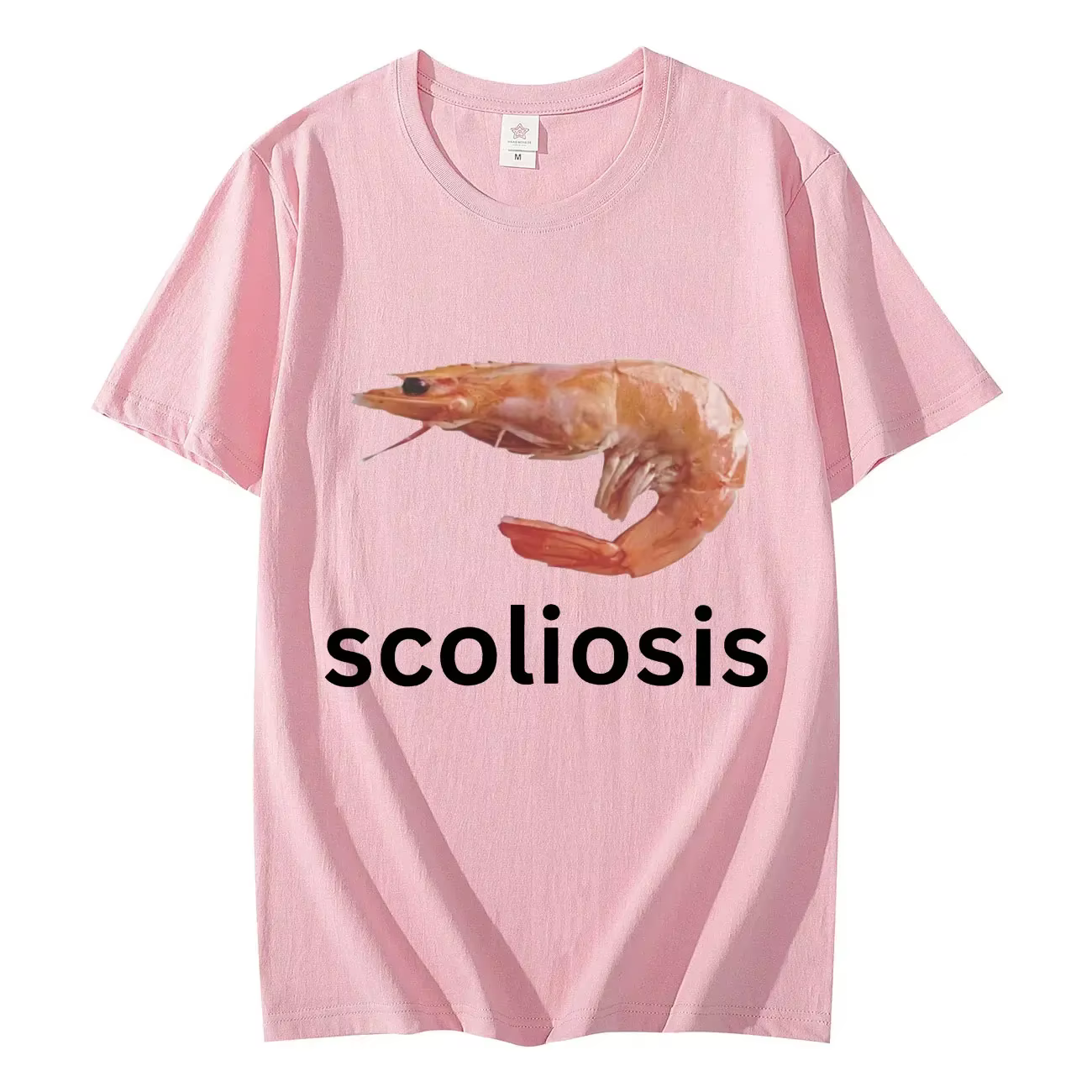 Scoliose-T-shirt à manches courtes unisexe, décontracté et humoristique, à la mode, streetwear pour