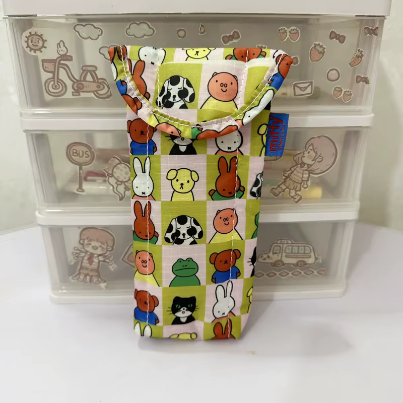 Kawaii Miffy lunettes sac de rangement mignon lapin lunettes de soleil dessin animé lunettes de sole