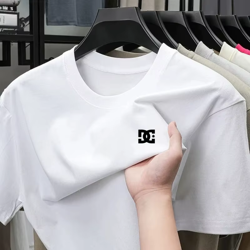 T-shirt à manches courtes col rond pour homme de marque haut de gamme DC, nouveau t-shirt en coton d