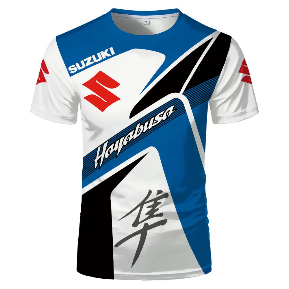 T-shirt pour homme Suzuki 2026, imprimé 3D, mode, été, sport quotidien, fitness, séchage rapide, res