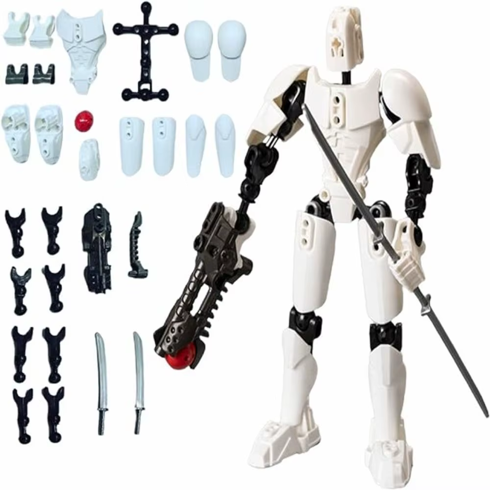 Figurine articulée Titan T13 imprimée en 3D pour les amateurs de jeux, figurines de robot multiartic