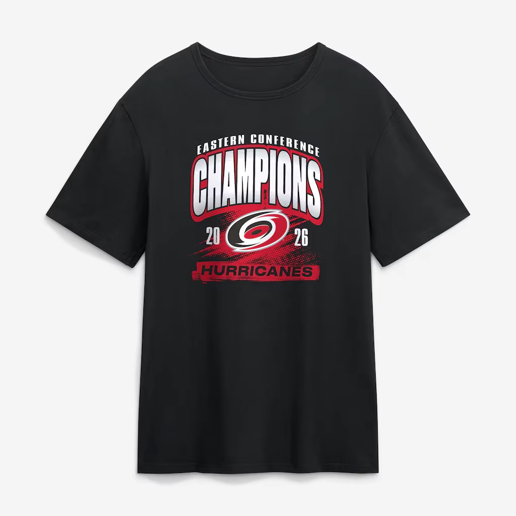 T-shirt Carolina Hurricanes Eastern Champions pour hommes et femmes, vêtements d'été en coton, surdi