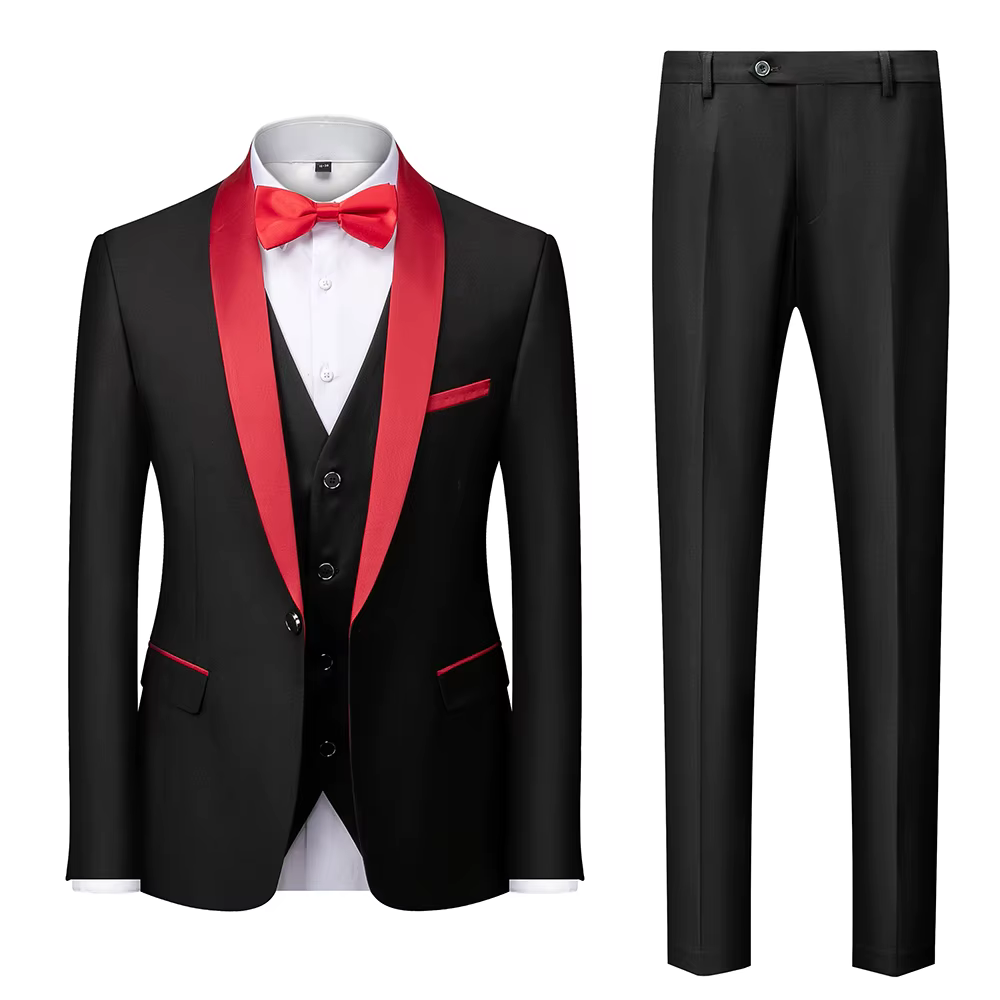 M-6XL hommes décontracté affaires ont fumé imbibé haut de gamme marque Boutique mode Blazer glaPants