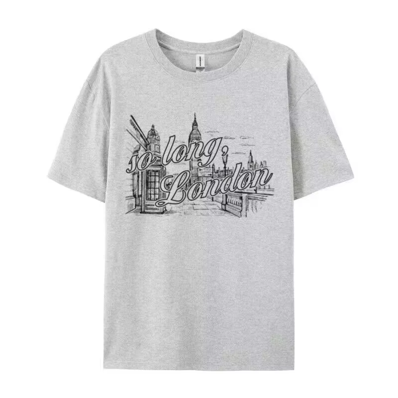T-shirt manches courtes femme, rétro et à la mode, So Long London Vintage ChimCute Music Interdit T 