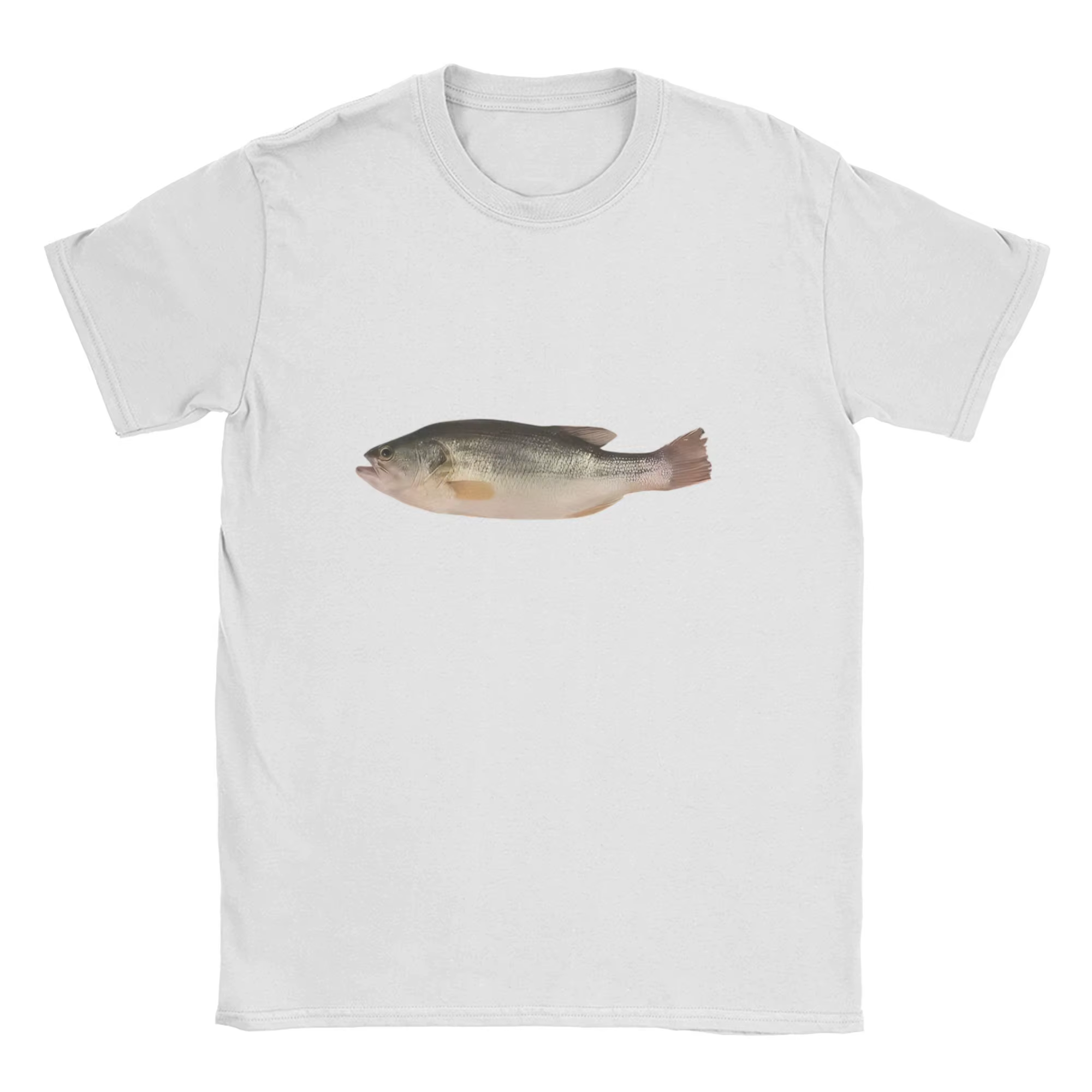 T-shirt drôle avec motif de poisson, t-shirt d'été pour Harajuku, t-shirt décontracté à manches cour