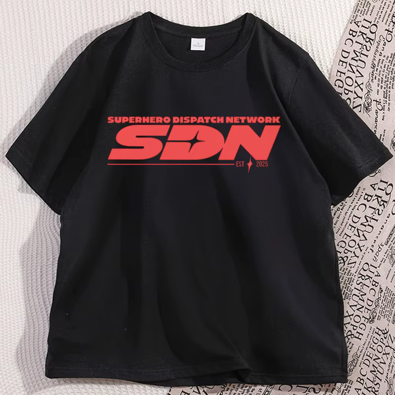 SDN-Dispatch jeu T-shirt hommes femmes casual rétro T-shir graphique T-shirt Gamer col rond ample ba