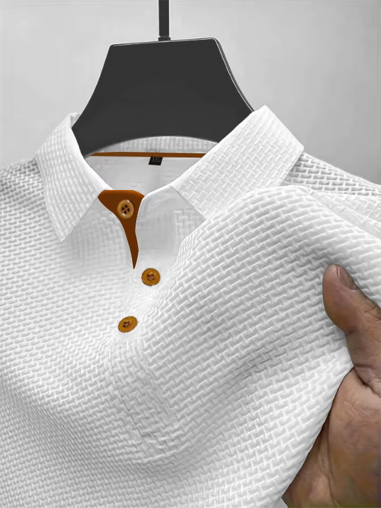 T-shirt à manches courtes pour hommes, haut d'été en soie glacée, vêtements pour hommes
