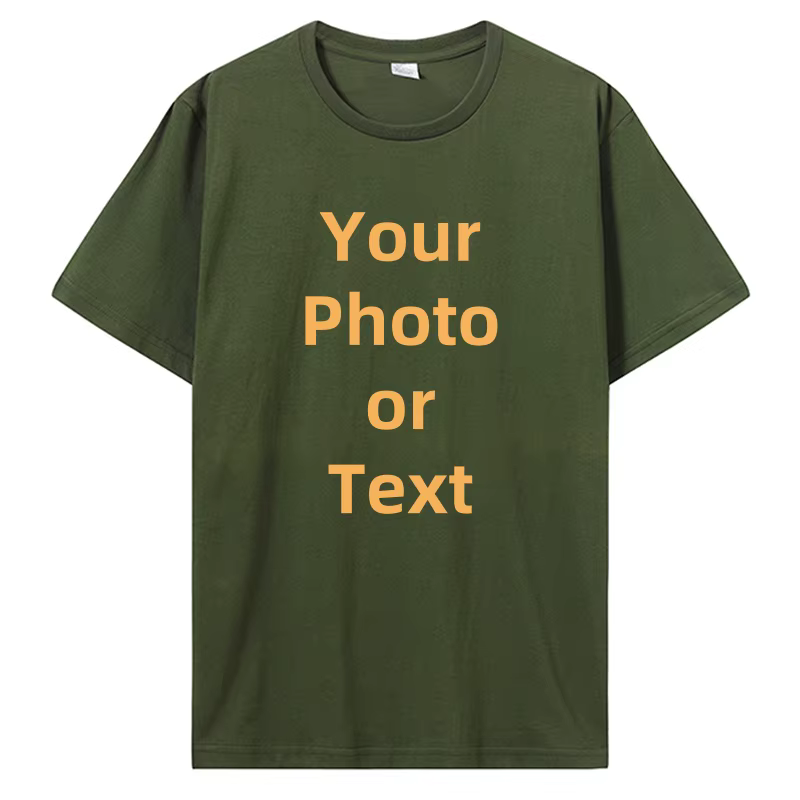 T-shirt personnalisé T-shirt personnalisé T-shirt personnalisé bricolage imprimer votre photo marque