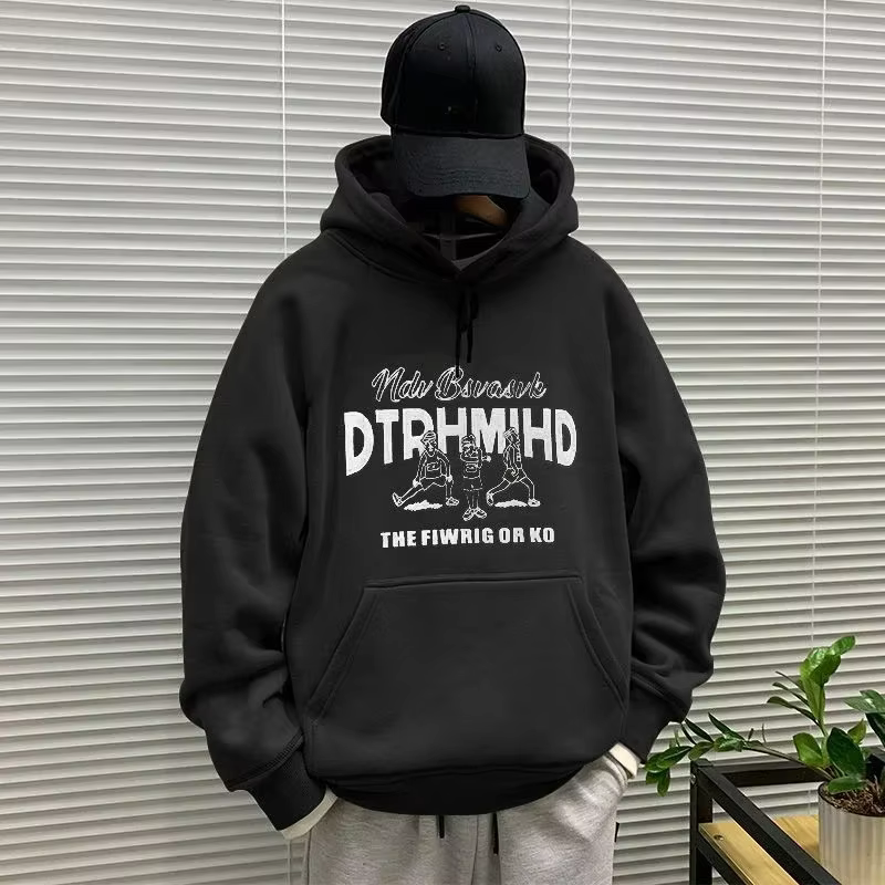 Sweat-shirt à capuche pour hommes, nouveau Style coréen, mode Harajuku, ample, hiver, esthétique, de