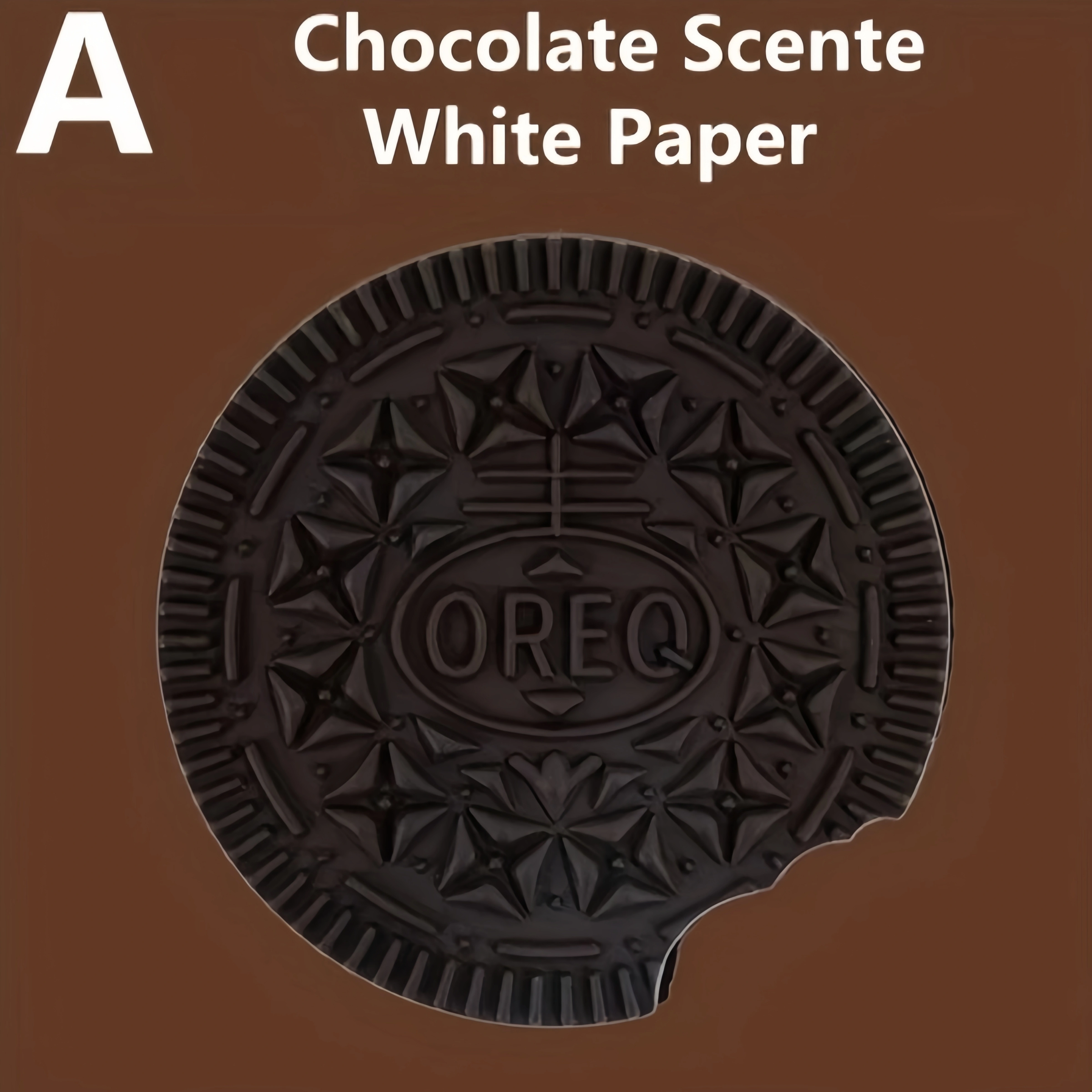 Bloc-notes parfumé au chocolat et à la crème Harvey, 80 pages, créatif, de poche, en forme de gaufre