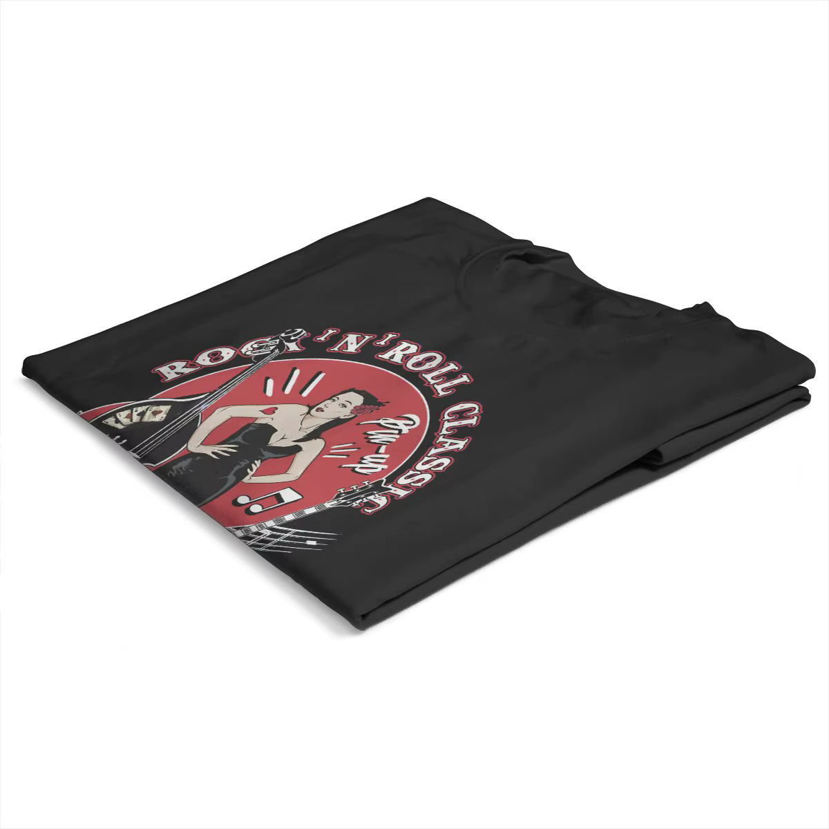 Rockabilly-T-shirt Vintage Rock and Roll pour Femme, Chaussettes Hop, Pin Up, Fille, Y2k, Polyester,