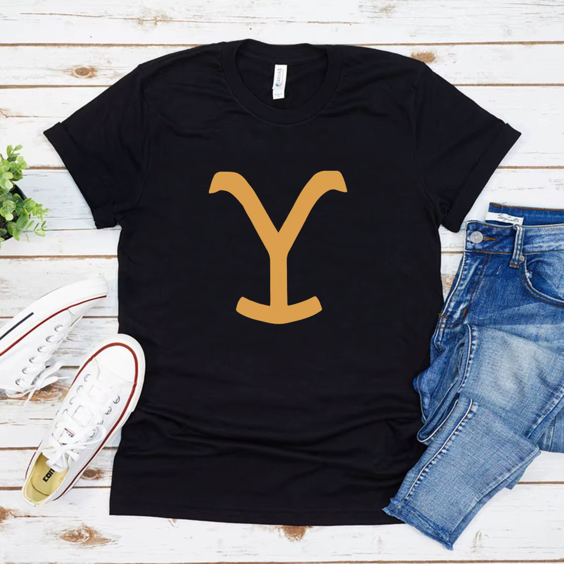 T-shirt manches courtes femme, estival et décontracté, à la mode, avec image de cowboy occidental, Y