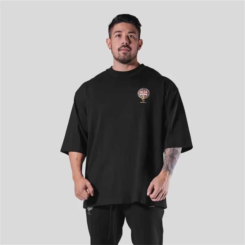 LYFT chemise de Sport hommes 2025 100% coton petit Logo Homme à manches courtes course t-shirt homme