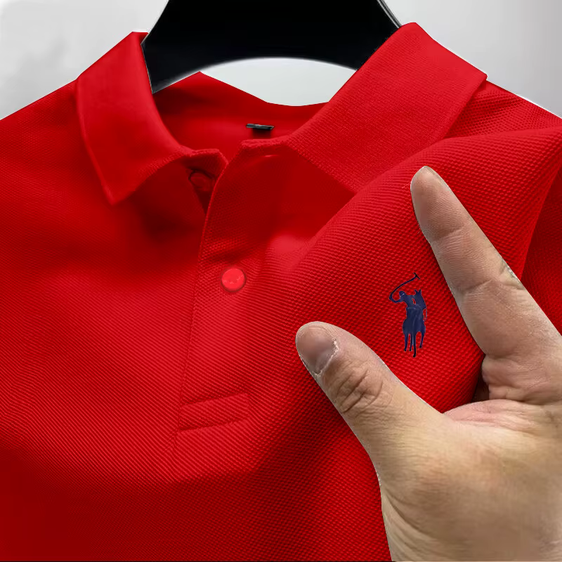 Polo homme haut de gamme à manches courtes, léger et respirant, nouvelle mode, style Paul, pour l'ét