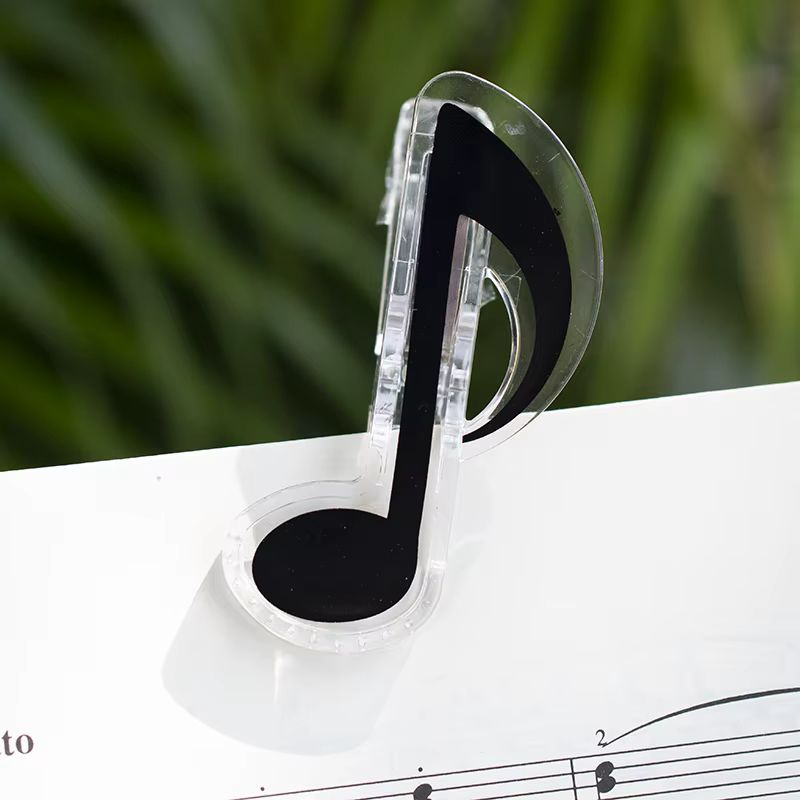 Pince à musique mignonne, I Love Music, pince à papier pour livre de Piano, Notes de musique, clé tr