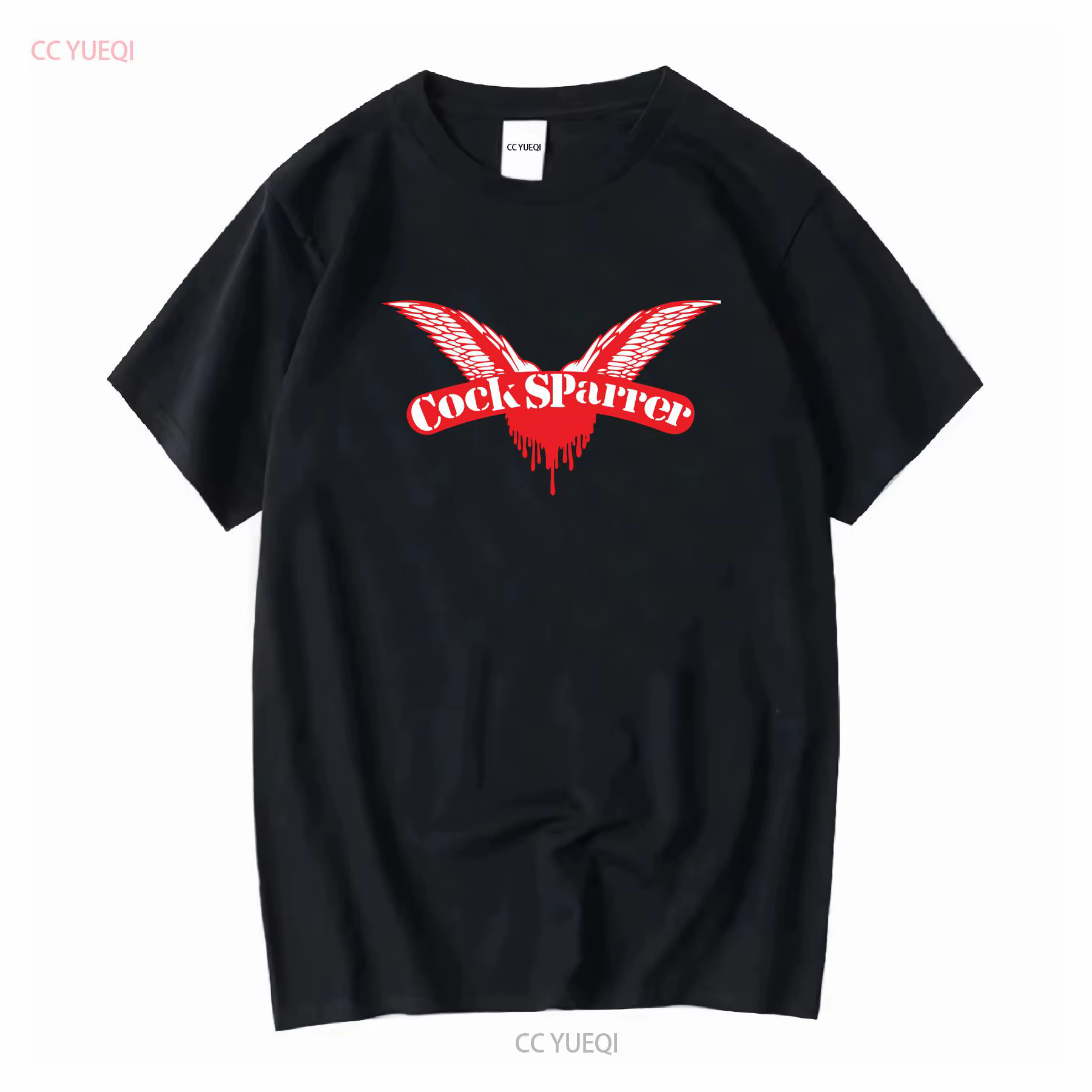 COCK SPARRER LOGO t-shirt noir S XXL Skinhead Oi Punk dernier station 4 peaux vintage lavé légèremen
