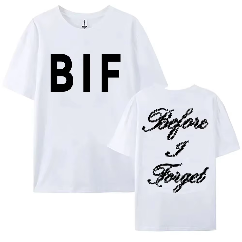 T-shirt unisexe imprimé avec le design de l'album TKL Before I Forget, T-shirt à imprimé graphique T