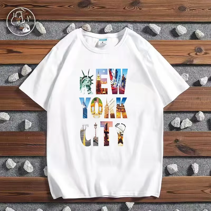 Mode ville imprimé T-shirt Paris Londres New York Tokyo graphique t-shirts hommes et femmes Kawaii d