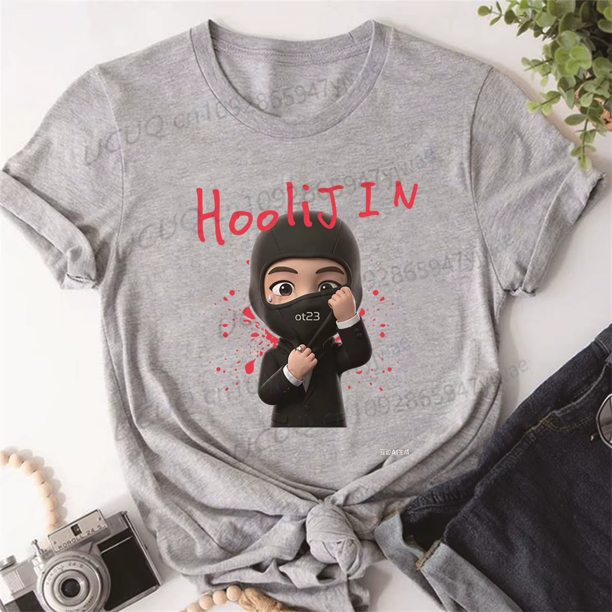 T-shirt de concert Kpop, T-shirt inspiré de Hooligan Fun, cadeau coréen pour fans Kpop, haut en coto