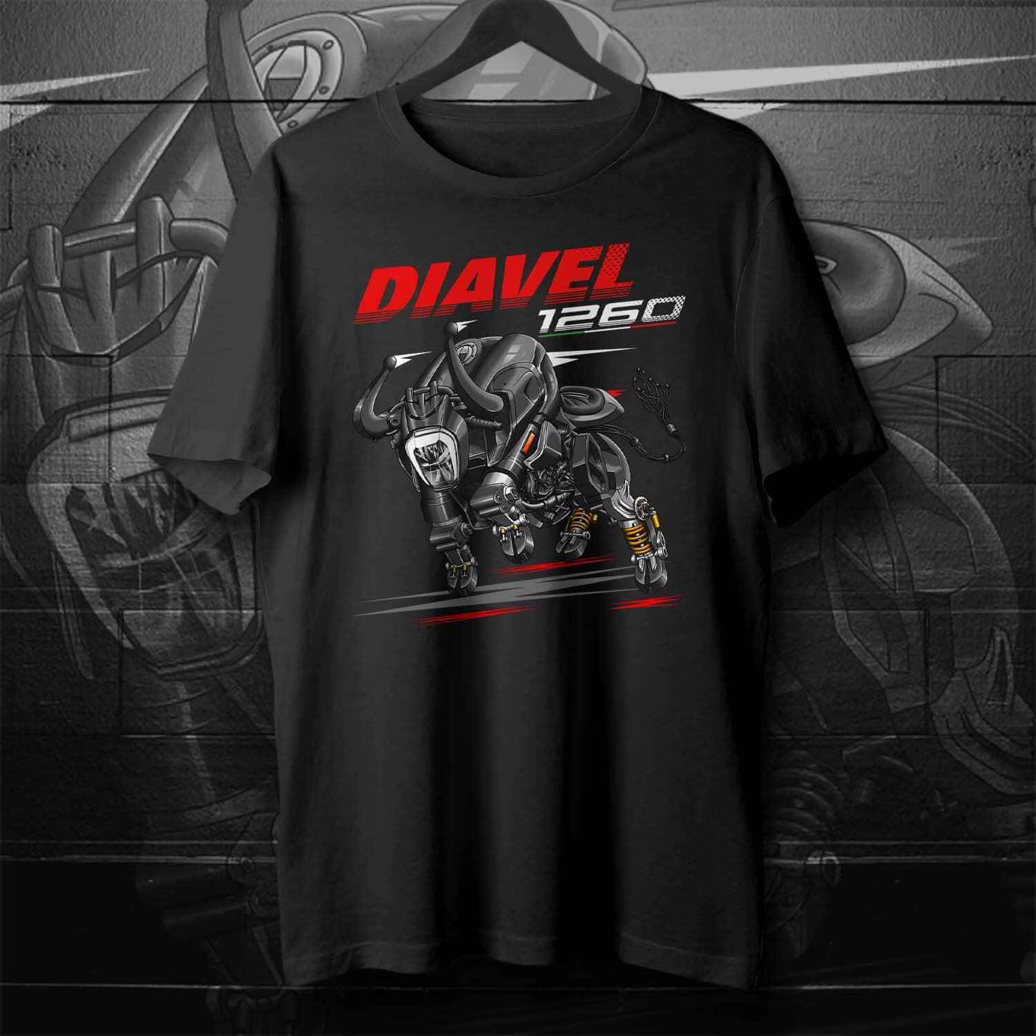 2024 Ducatis Diavel 1260S moto coton T-shirt S-3XL