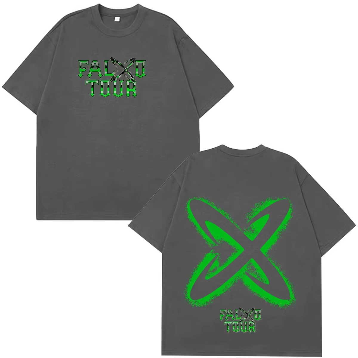 Feid VS Ferxxo Falxo Tour – El Mano A Mano Del Año T-shirt graphique unisexe Hip-Hop Latin Style urb