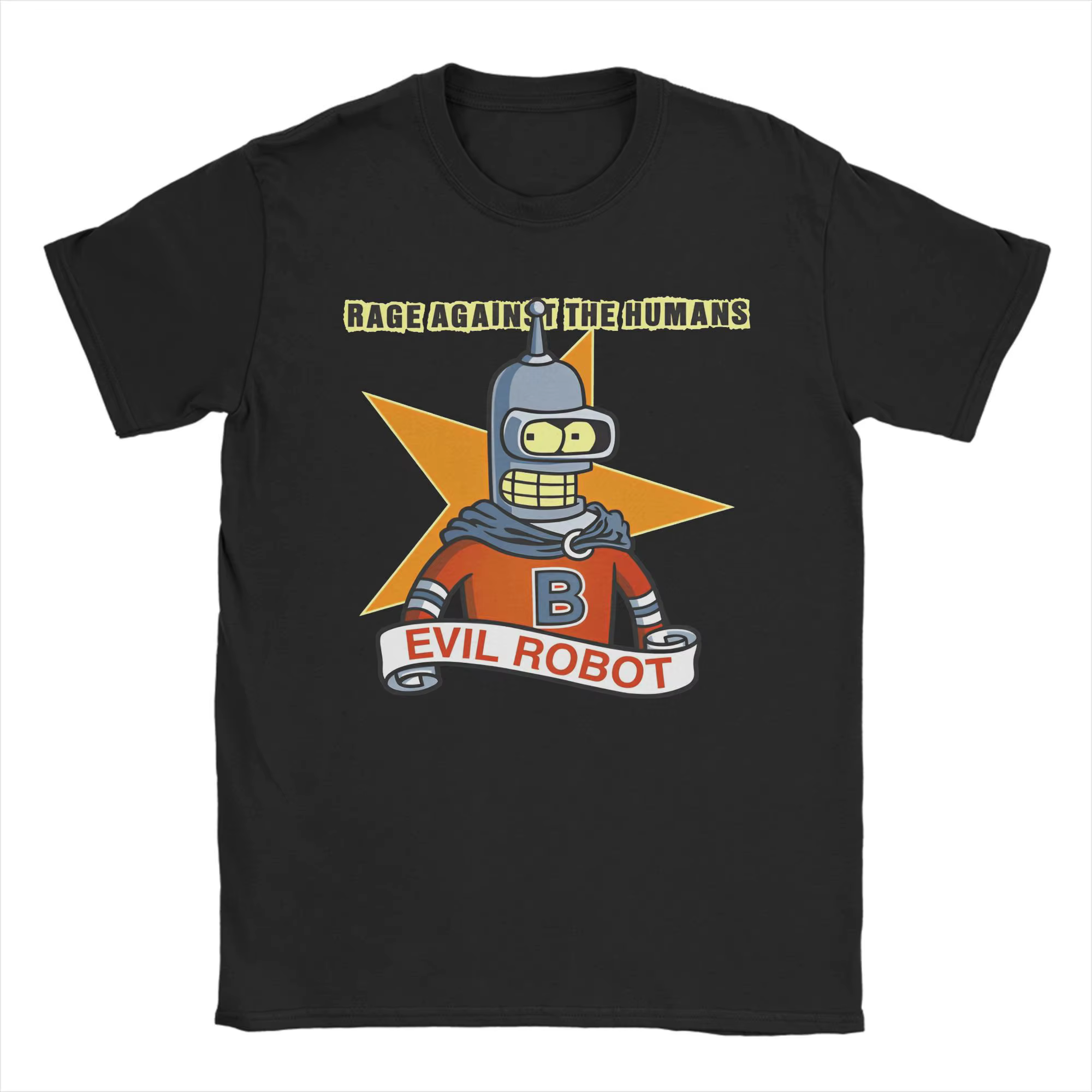 B-bender f-futamas t-shirt plage meme coton T-Shirts pour homme Harajuku t-shirt ample à manches cou