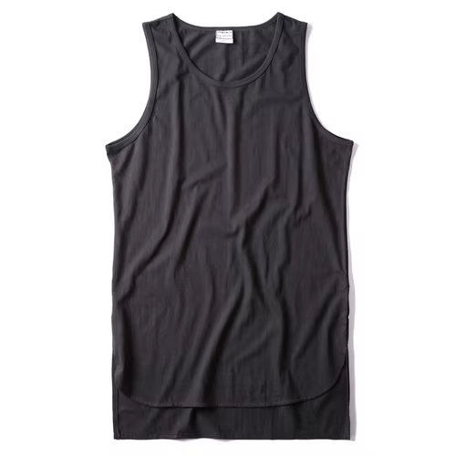 MRMT 2026 Nouveaux débardeurs pour hommes en coton à ourlet ample, style tendance, sans manches, ave