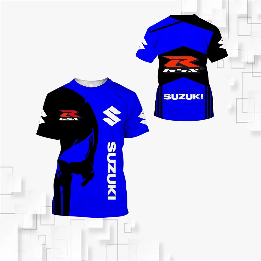 T-shirt pour homme Suzuki 2026, imprimé 3D, mode, été, sport quotidien, fitness, séchage rapide, res