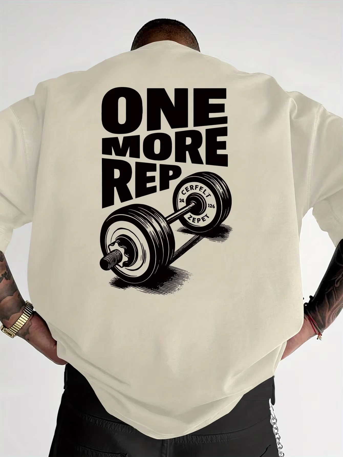 T-shirt en coton à col rond pour homme - Style rétro américain pour couple, grande taille, ample, te