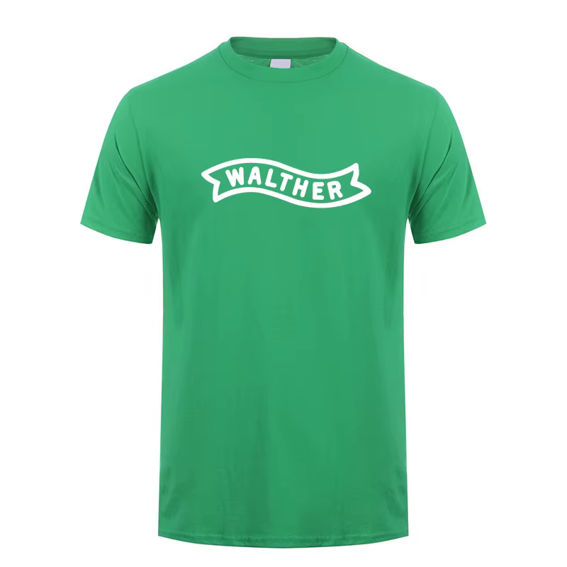 WALTHER Firearms T Shirt Hommes Cool Coton À Manches Courtes Walther Économie Unisexe Cadeau Y-Tee L