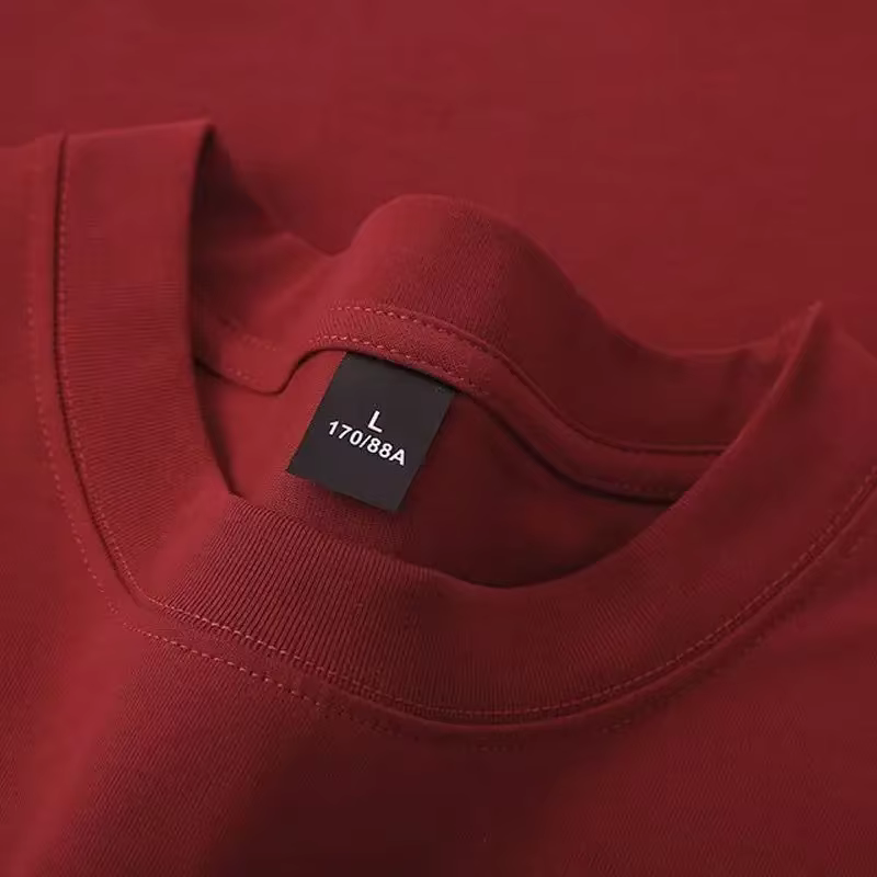 600 grammes 100% coton hommes surdimensionné lourd t-shirt été femmes à manches courtes haut décontr