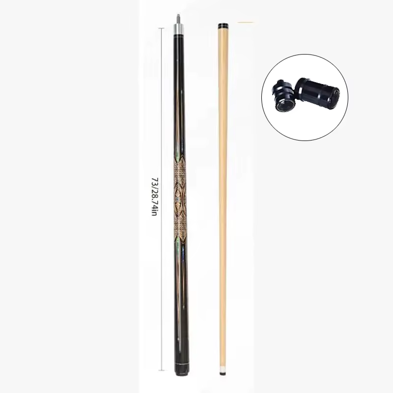 Queue de billard professionnelle à pointe de 13 mm fabriquée avec un bâton de queue de billard de ha