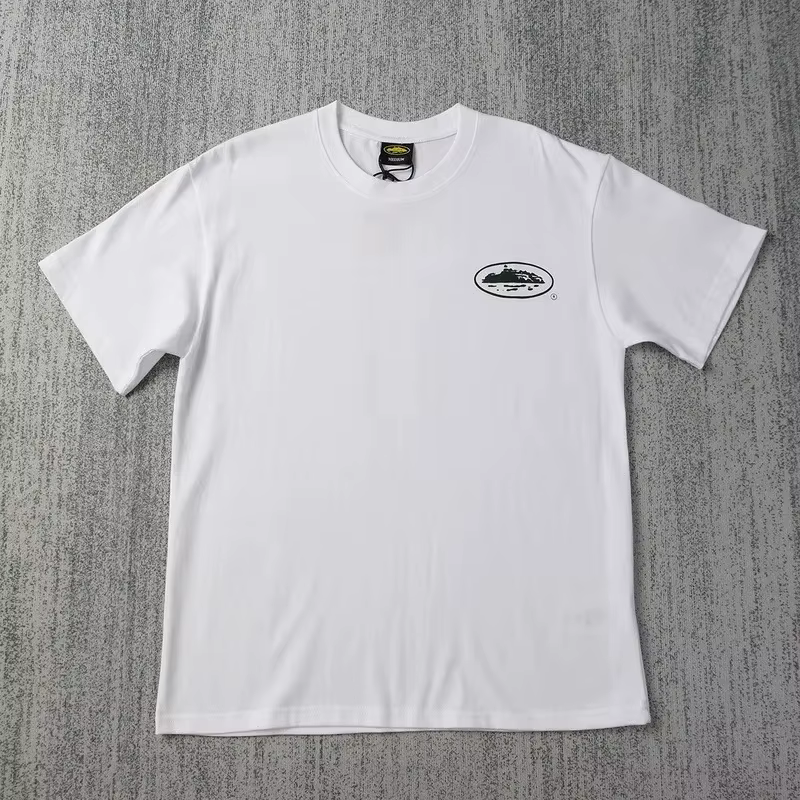 T-shirt à manches courtes imprimé petit bateau, ample, col rond, respirant, demi-manches, décontract