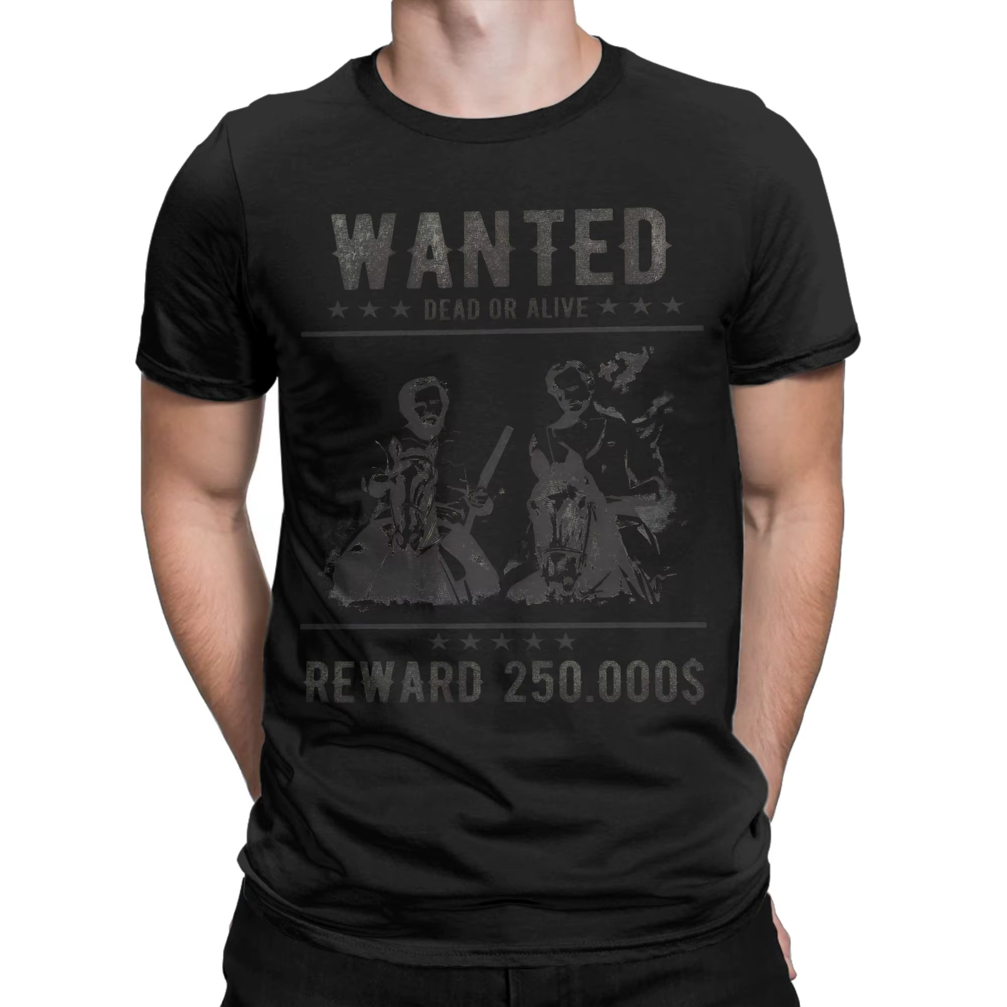 Humor Bud Spencer et Terence Hill T-shirts pour hommes, col rond, en pur coton, à manches courtes, i