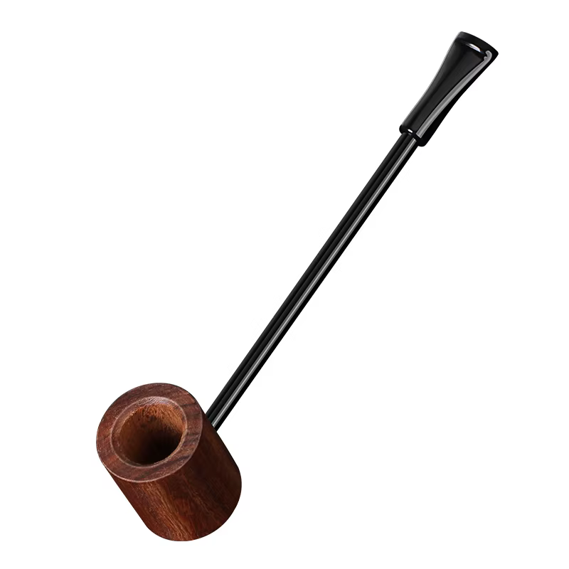 SCOTTE Pipe faite à la main, pipe à tabac en bois, pipe à fumer en bois portable, accessoires dans u